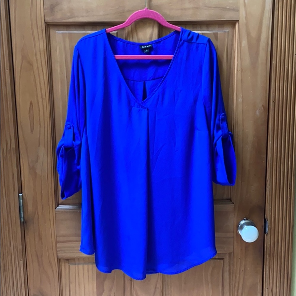 Torrid royal blue tunic
